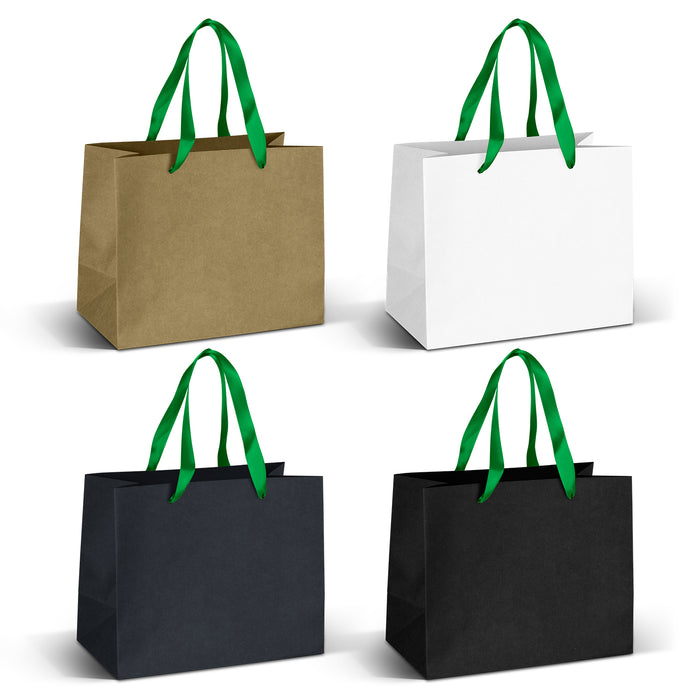 Medium Ribbon Handle Paper Bag - Custom Promotional Product