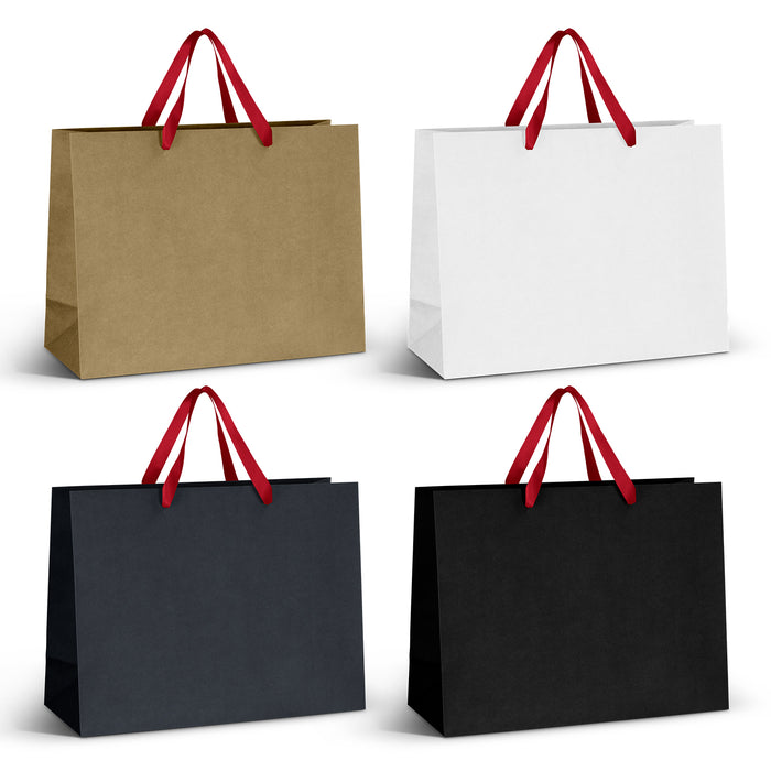 Extra Large Ribbon Handle Paper Bag - Custom Promotional Product