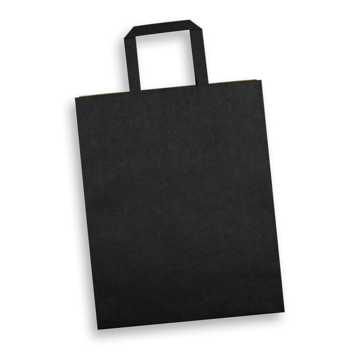 Large Flat Handle Paper Bag Portrait - Custom Promotional Product