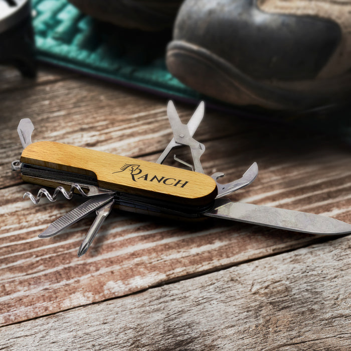 Wooden Pocket Knife - Custom Promotional Product