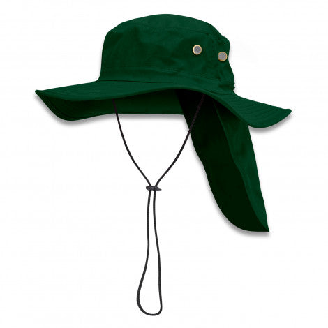 Legionnaire Wide Brim Hat - Bottle Green