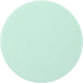 Glider Slider Makeup Mirror - A round mint green makeup mirror with a smooth surface. It features a simple design and has a branding logo.