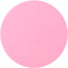 Glider Slider Makeup Mirror - A round pink makeup mirror with a smooth surface, featuring a simple design and a logo.