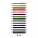 Lancer Fashion Pen - A collection of metal pens in various colours, featuring silver accents and a logo on each pen.