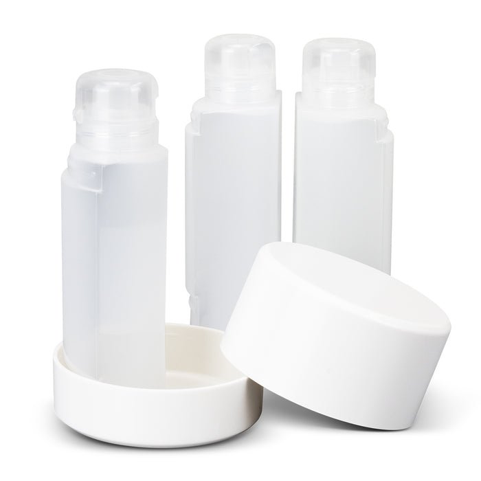 Travel Lotion Shampoo Moisturiser Bottle Set - Custom Promotional Product