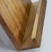 Keepsake Recipe Book Holder - A wooden recipe book holder in a warm tone, featuring a slanted design for easy page viewing.