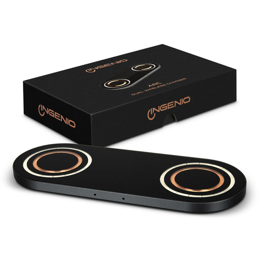 INGENIO Arc Dual Wireless Charger - Custom Promotional Product