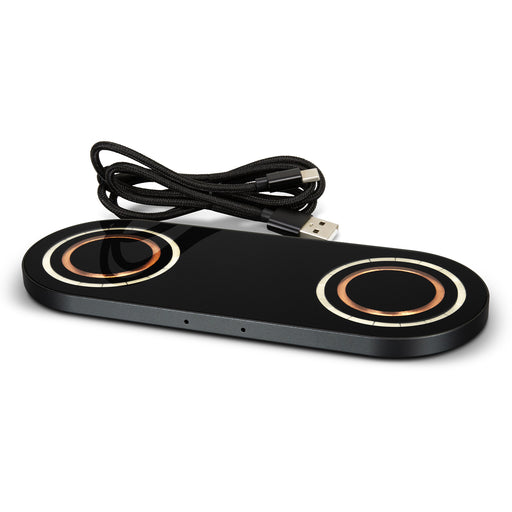 INGENIO Arc Dual Wireless Charger - Custom Promotional Product