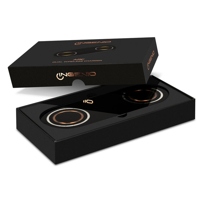 INGENIO Arc Dual Wireless Charger - Custom Promotional Product