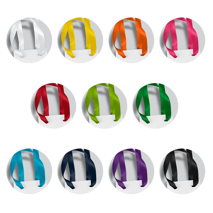 Champagne Ribbon Handle Paper Bag - Full Colour - Custom Promotional Product