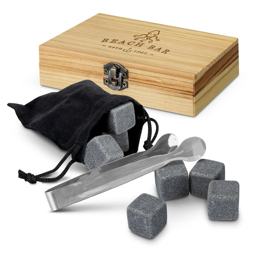 Whiskey Ice Cubes Stone Gift Set - Custom Promotional Product