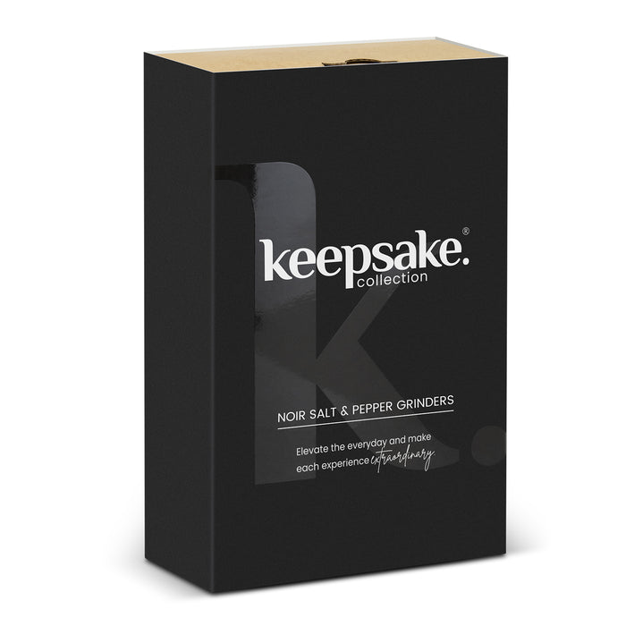 Keepsake Noir Salt and Pepper Grinders - Custom Promotional Product