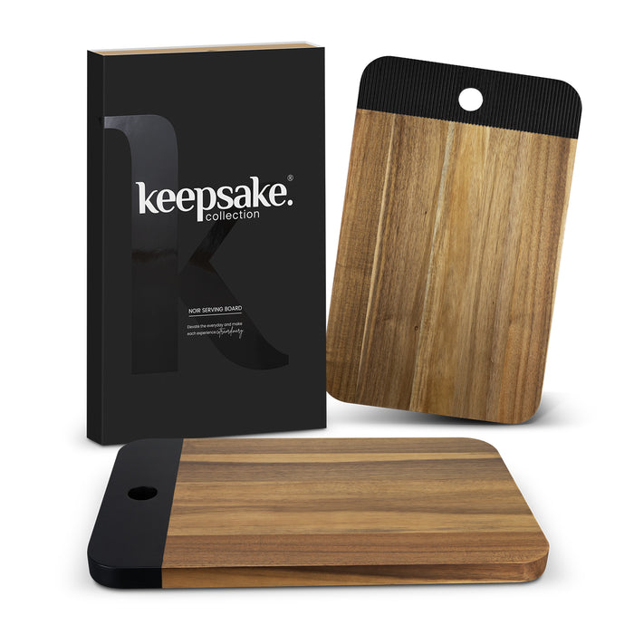 Keepsake Noir Serving Board - Custom Promotional Product