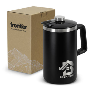 Frontier Base Camp Coffee Press - Custom Promotional Product