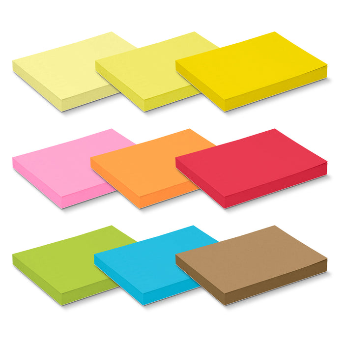 Coloured Sticky Pad 100 x 75mm - 100 Sheets - Custom Promotional Product
