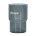 Keepsake Arlo Tumblers - Set of 4 - A drink tumbler in a smoky grey colour with a logo. Features a modern design suitable for various beverages.