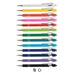 Prime Stylus Pen - A collection of stylus pens in various colours, featuring a sleek design and chrome accents, with a logo present.