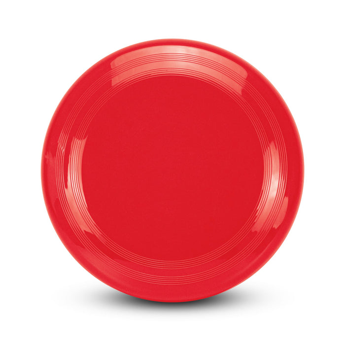 Aero Flyer - Large - A red flying disc featuring a smooth surface and circular design, ideal for outdoor use.