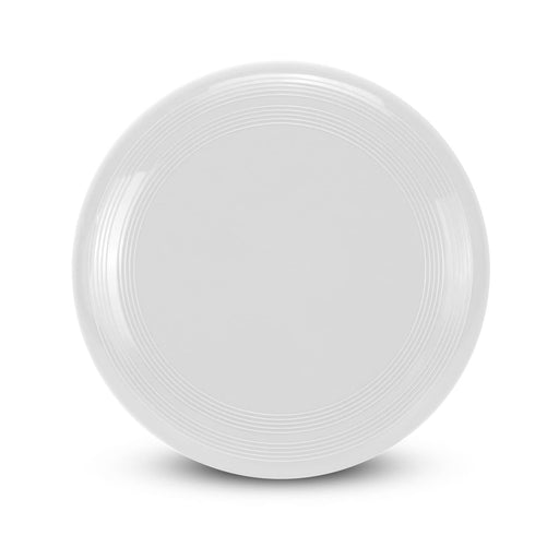Aero Flyer - Small - Aero Flyer - Small in white, featuring a smooth surface with circular groove detailing and a central disc shape.