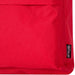Byron 14" GRS Recycled City Laptop Backpack 16L - A red recycled fabric laptop backpack featuring a textured surface and a branding label.