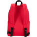 Byron 14" GRS Recycled City Laptop Backpack 16L - A red backpack featuring adjustable black straps and side pockets, with a simple, clean design.