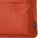 Byron 14" GRS Recycled City Laptop Backpack 16L - An orange backpack featuring a textured fabric and a tag indicating recycled materials.