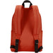 Byron 14" GRS Recycled City Laptop Backpack 16L - A red laptop backpack with adjustable straps, featuring side pockets and a branding logo.
