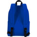 Byron 14" GRS Recycled City Laptop Backpack 16L - A blue laptop backpack with adjustable straps and side pockets, featuring a logo.