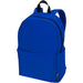Byron 14" GRS Recycled City Laptop Backpack 16L - A blue laptop backpack with a large main compartment, front pocket, and black straps. It features a logo.
