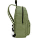 Byron 14" GRS Recycled City Laptop Backpack 16L - A green laptop backpack with a sleek design, featuring zippered compartments and adjustable straps.