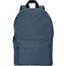 Byron 14" GRS Recycled City Laptop Backpack 16L - A dark blue laptop backpack with a simple design and front zip pocket, featuring shoulder straps and a top handle.