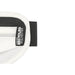 Varyon GRS Recycled Running Waist Pack - A close-up of a white and black waist pack featuring a recycled polyester tag and a grey mesh fabric section.