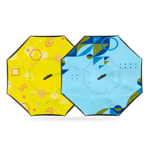 Full Colour Reversible Folding Umbrellas - Custom Promotional Product