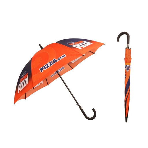 Full Colour Classic Eight-Panel Hook Handle Umbrellas - Custom Promotional Product