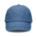 Vintage Washed Cap - A vintage washed cap in a light blue tone with a curved brim and a stitched front design.