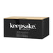 Keepsake Moda Coffee Mug – Set of 2 - A coffee mug set packaging featuring a black box with a logo, designed for Keepsake Moda.