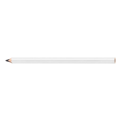 Staedtler Carpenters Pencil - A carpenter's pencil in white with a sharpened graphite tip, featuring a simple design and a branding logo.