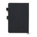 Pierre Cardin Fontaine Weekly Diary - 2027 - A black weekly diary with a textured cover and ribbon bookmarks, featuring a logo on the front.