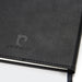 Pierre Cardin Fontaine Weekly Diary - 2027 - A black diary with a textured cover and a logo embossed on the front. It has a ribbon bookmark.
