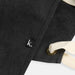 Keepsake Canvas Apron & Oven Mit Set - A dark grey canvas apron with cream-coloured straps and a small logo patch.