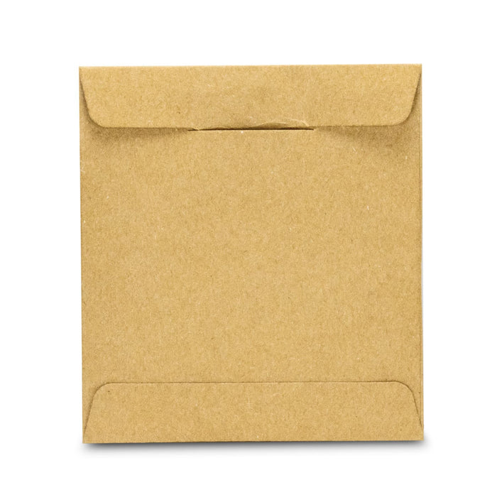 Multi-Functional Magnetic Badge - A square, brown, cardboard packaging with a flat, sealed design, suitable for holding a product inside.