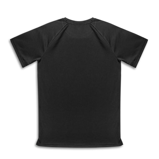 Swiss Peak Urban Unisex T-Shirt - A black unisex t-shirt with a simple design and a logo on the back.