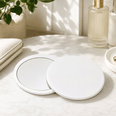 Glider slider makeup mirror
