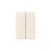 Folding 7 Compartment Pills Box - A folding pills box in cream colour with seven compartments and a central hinge. It features a simple design.