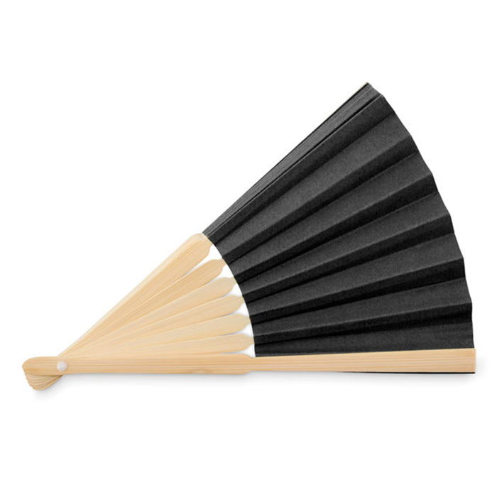 Bamboo Fabric Hand Fans - Custom Promotional Product