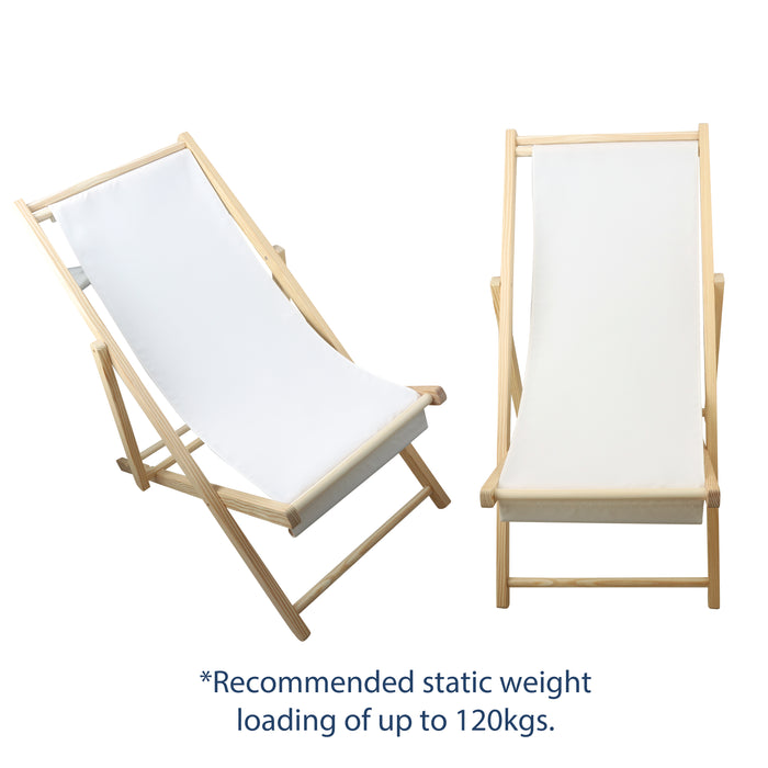 Wooden Beach Deck Chair - Custom Promotional Product