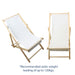 Wooden Beach Deck Chair - Custom Promotional Product
