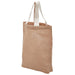 Enviro Shopper - A reusable grocery bag in a natural beige colour with white straps and a simple design. It features a logo on the side.