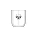Amelie Glass Carafe & Cup Set 850ml - A clear drink cup featuring a logo, with a transparent design suitable for various beverages.
