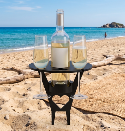 Portable Picnic Beach Wine Table
